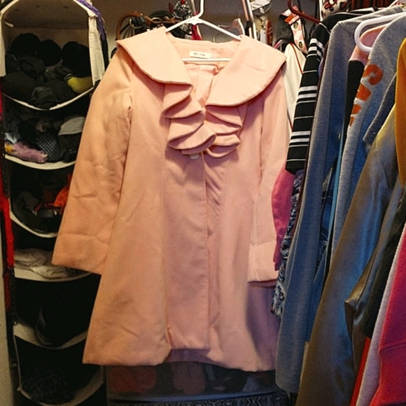 ms. fine Jackets & Blazers - Pink long coat